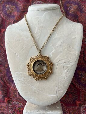 Bicentennial Liberty Bell Necklace